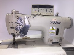 Brother - 8752 İptalli Büyük Mekik Kafadan Motorlu Elektronik Çiftiğne Makinası - 2.El