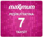 Maximum kartlara peşin fiyatına 7 taksit