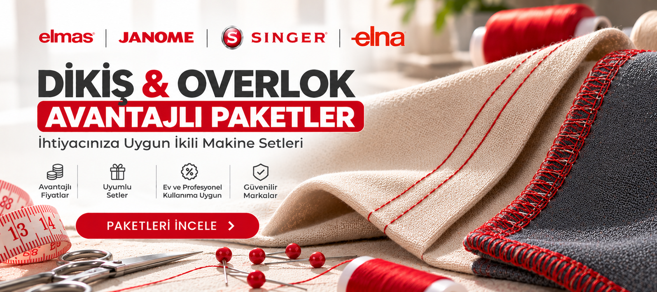 dikiş overlok paketler