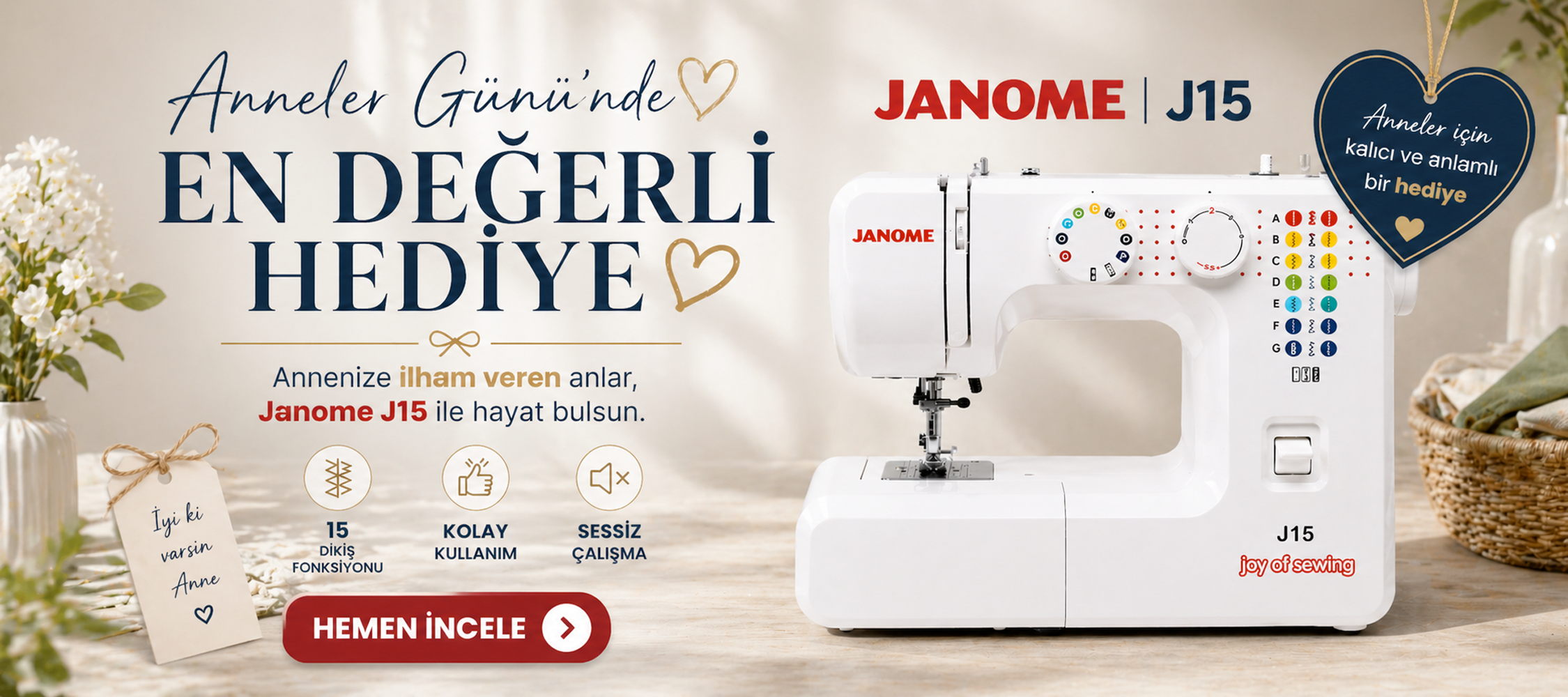 janome j15 anneler günü