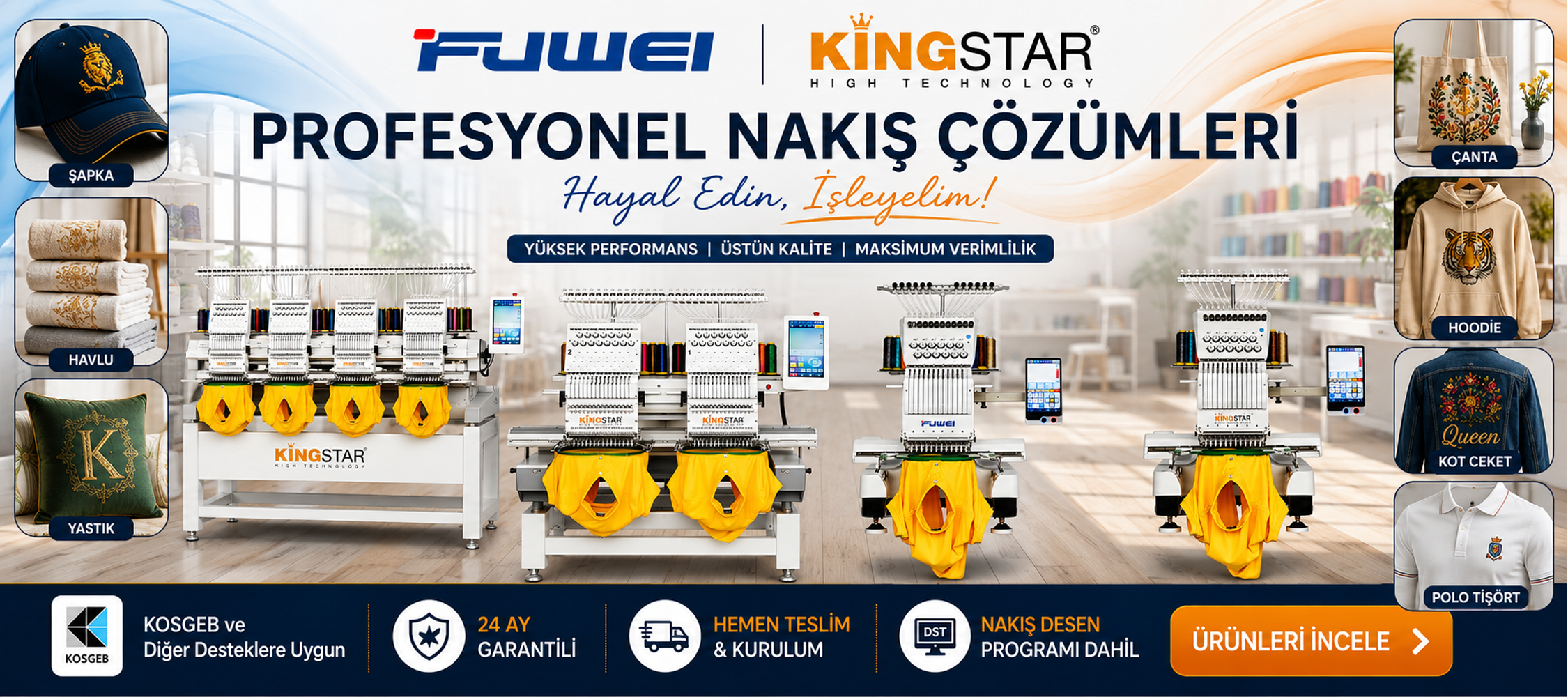 kingstar nakış makinaları