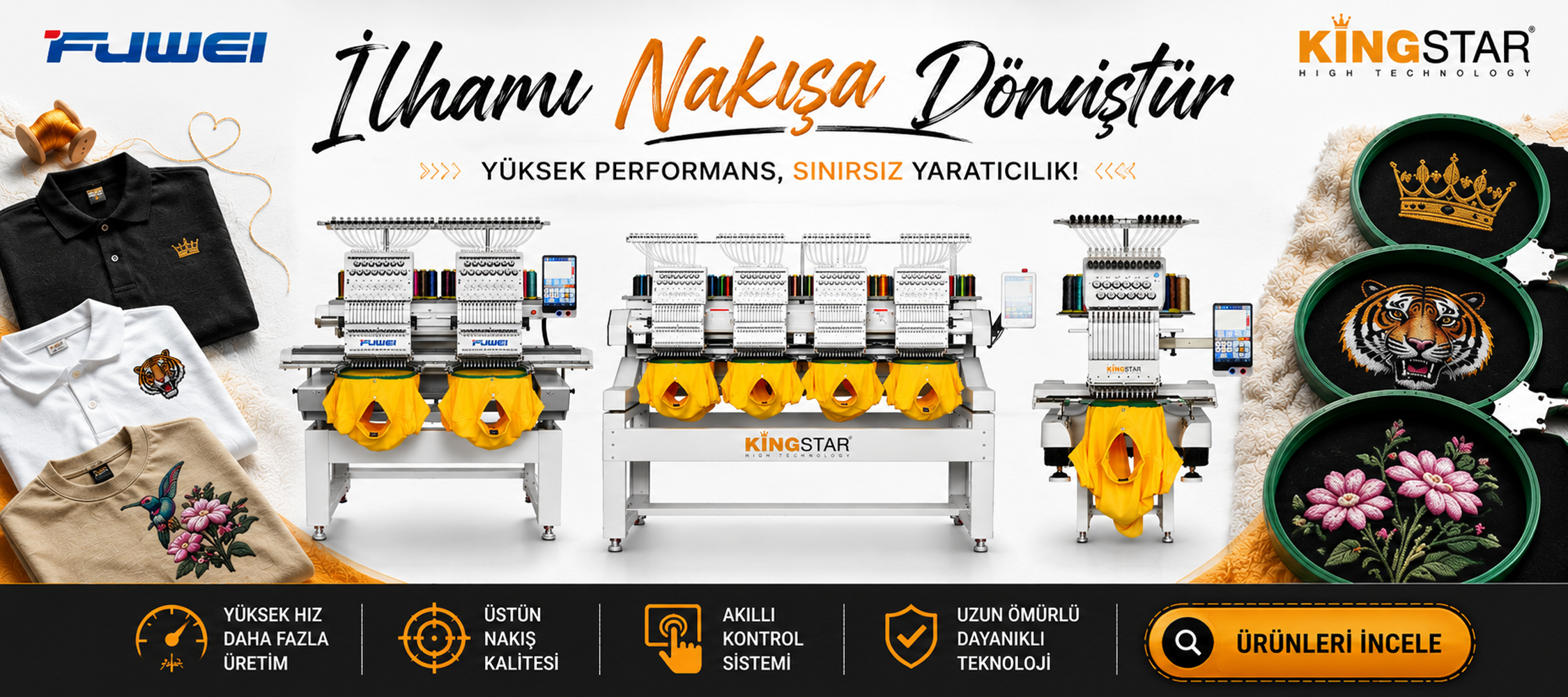 kingstar nakış makinaları