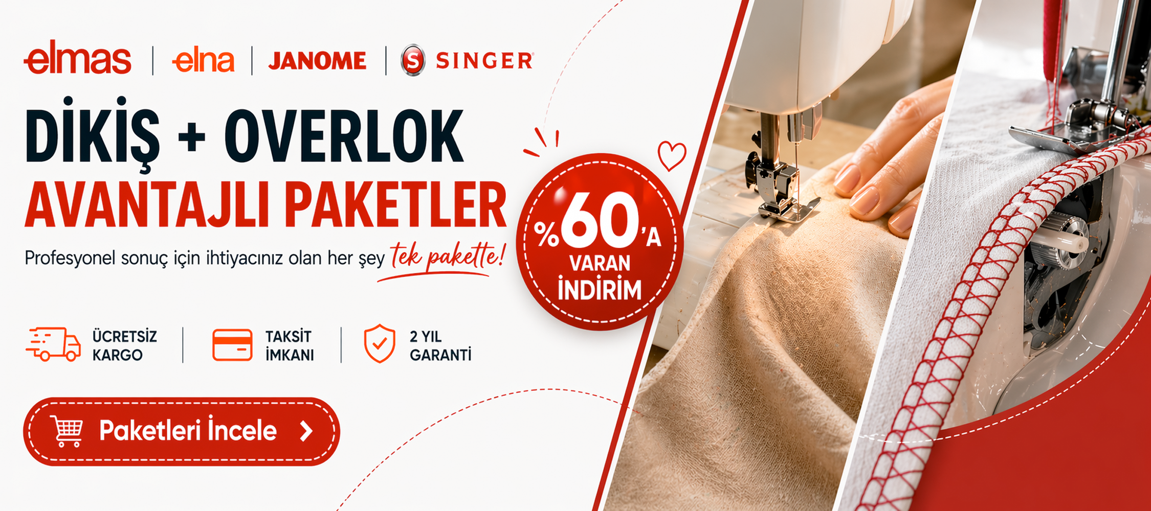dikiş overlok paketler