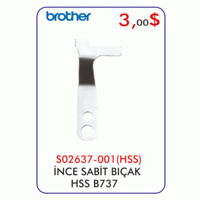 B737 HSS S02637 İnce Sabit Bıçak - 1