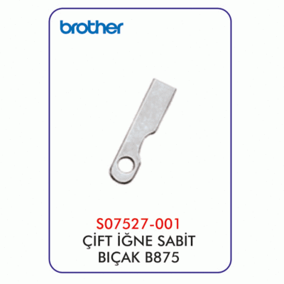 B875 Çift İğne Sabit Bıçak - 1
