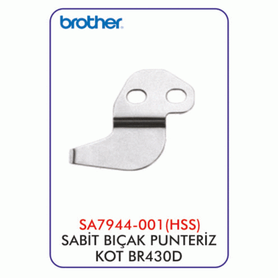 BR430D Punteriz Kot Sabit Bıçak (HSS) - 1