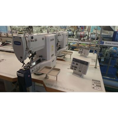 Brother BE-438F Direct Drive Elektronik Düğme Makinası - 2.El - 1