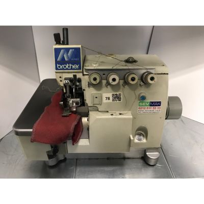 Brother N-210 4 İplik Overlok Makinası - 2.El - 1