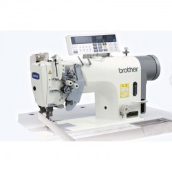 Brother - Brother T8752C-405 Elektronik Çift İğne Dikiş Makinası (Kilit D., İplik Kes., B. Mekik, D. Drive, Minimum Yağlı, İptalli)