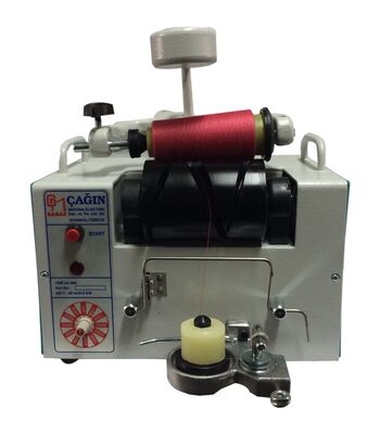 ÇAĞIN Metraj Ayarlı Tekli İplik Bobin Aktarma Sarma Makinası - 1
