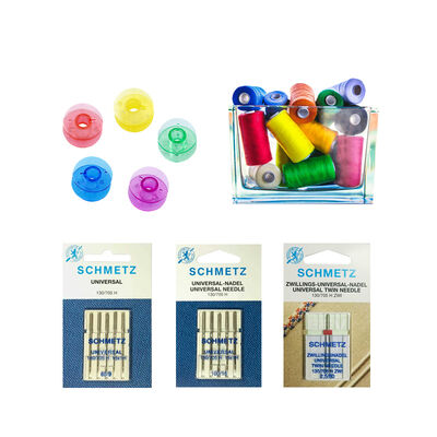 Dikiş Paketi (50 Masura, 10 Renkli İplik, İğne Çeşitleri) - 1
