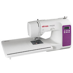 Elmas TR220 Elektronik Dikiş Makinesi (Mor) ve 328 Ev Tipi 4 İplik Overlok Makinesi - Thumbnail