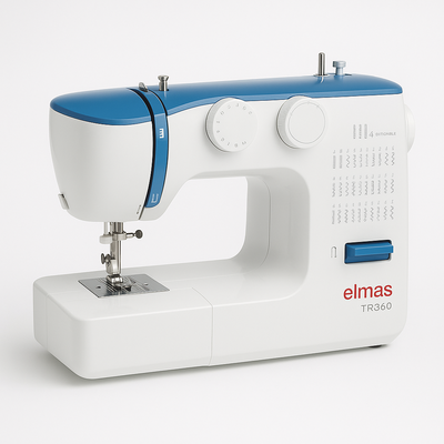 Elmas TR360 Dikiş Makinesi (Uzatma Tabla Hediyeli) - Mavi - 1