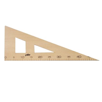 FDM Ahşap Riga Cetvel Takımı - 7 Parça - 6