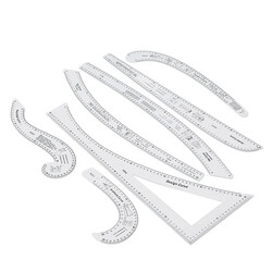 Fransız Eğrisi Cetvel Seti 4MM FCS-7 ADET - 2