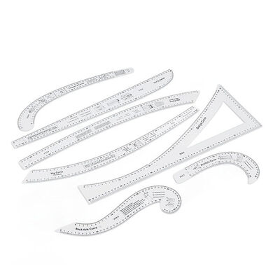 Fransız Eğrisi Cetvel Seti 4MM FCS-7 ADET - 4
