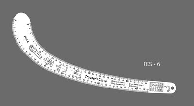 Fransız Eğrisi Cetvel Seti 4MM FCS-7 ADET