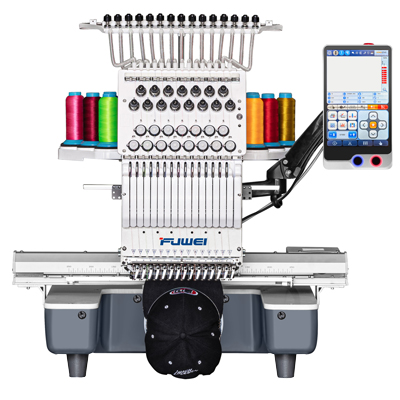 Fuwei 1501R Tek Kafa 15 İğne Nakış Makinası (60x40cm)