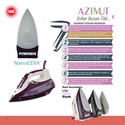 Gazzella Azimut InorCera Buharlı Ütü - 4