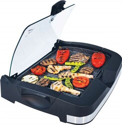 Gazzella - Gazzella BRB 3000 Cam Kapaklı Barbekü Granit Izgara Gazzella - Gazzella BRB 3000 Cam Kapaklı Barbekü Granit Izgara