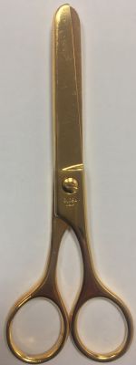 Globe Tören Açılış Makası Altın Renkli Yuvarlak Uçlu 13 cm - 2