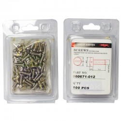 GOLDEN EAGLE - WAYKEN - Golden Eagle 060671-012 Düz Makina Ayak Vidası (100 Adet) GOLDEN EAGLE - WAYKEN - Golden Eagle 060671-012 Düz Makina Ayak Vidası (100 Adet)