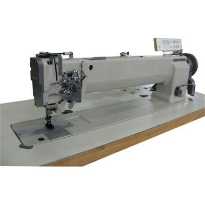 Highlead GC20638-25D Uzun Kafa İplik Kesicili Çift  İğne Çift Pabuç İptalli Kilit Diliş (64 cm) - 1