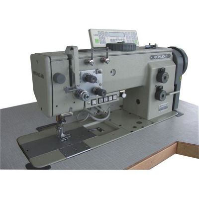 Highlead GC20688-1D İplik Kesicili Çift Papuç Tek İğne Büyük Mekik - 1