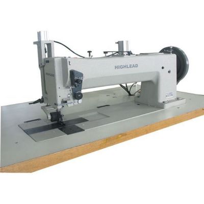 Highlead GC20698-5T-K Elektronik çift papuç tek iğne extra kalın materyaller ayak kaldırma merdaneli 51 cm - 1