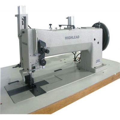 Highlead GC20698-6-K Çift papuç çift iğne extra kalın mat. 51cm kilit dikiş tam devir - 1