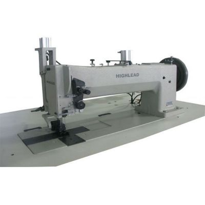 Highlead GC20698-6-T-K elektronik çift papuç çift iğne extra kalın materyaller merdane çekerli tam devir - 1
