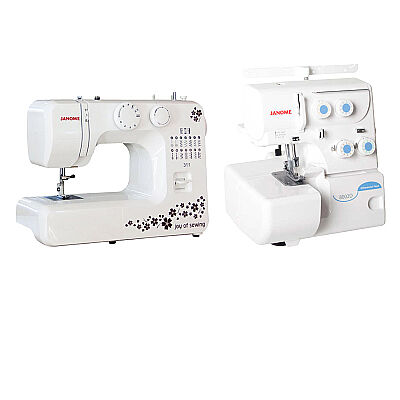 Janome 311 Joy of Sewing Dikiş Makinesi ve 8002D Overlok Makinesi Avantajlı Paket - 1