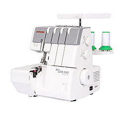 Janome 423S Dikiş Makinesi Mylock 454D Overlok Makinesi Çöp Kutusu ve Uzatma Tablaları Avantaj Paketi - 5