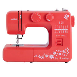 Janome E1015 Joy of Sewing Dikiş Makinesi (Kırmızı)