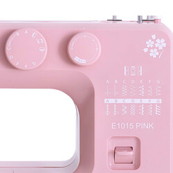 Janome E1015 Dikiş Makinesi (Pembe) - Thumbnail