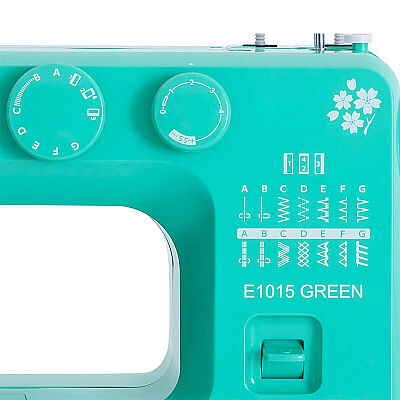 Janome E1015 Joy of Sewing Dikiş Makinesi (Yeşil) ve 8002D Overlok Makinesi Avantaj Paketi - 4