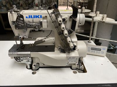 Juki MF-7923 Soldan Bıçaklı Havalı Reçme Makinası - 2.El