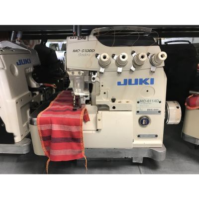 Juki MO-6114D-BE6-44H/G39/Q141 4 İplik Overlok Makinası - Yağsız - 2.El - 1