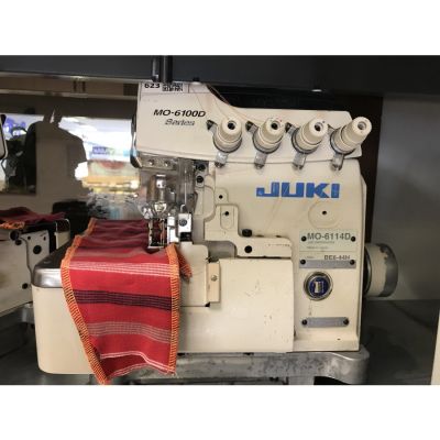 Juki MO-6114D-BE6-44H/G39/Q141 4 İplik Overlok Makinası - Yağsız - 2.El - 1