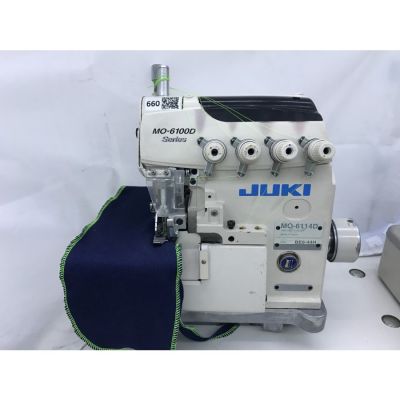 Juki MO-6114D-BE6-44H/G39/Q141 4 İplik Overlok Makinası - Yağsız - 2.El - 1