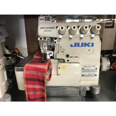 Juki MO-6714D-BE6-44H/G39/Q141 4 İplik Overlok Makinası - İğnemili Yağsız - 2.El - 1