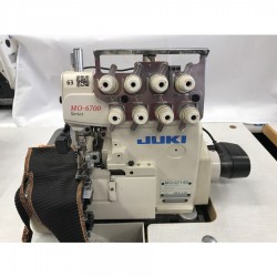 Juki - Juki MO-6714S-BE6-44H/G39/Q141 Havalı 4 İplik Overlok - Efka Motor - 2.El Juki - Juki MO-6714S-BE6-44H/G39/Q141 Havalı 4 İplik Overlok - Efka Motor - 2.El