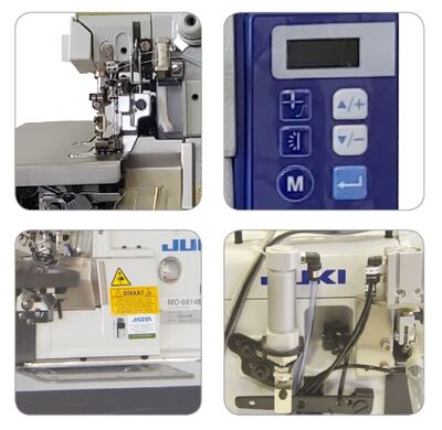 Juki MO-6814S/DD10 Kafadan Motorlu 4 İplik Overlok Makinası - 2