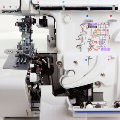 Juki MO-735 2/3/4/5 İplikli Ev Tipi Overlok ve Reçme Dikiş Makinesi - 4