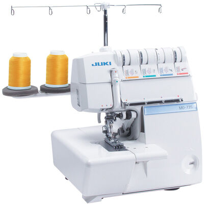 Juki MO-735 2/3/4/5 İplikli Ev Tipi Overlok ve Reçme Dikiş Makinesi - 1