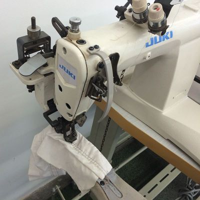 Juki MS-1190D Arkadan Merdaneli İki İğneli Kollu Gömlek Zincir Dikiş Makinası - 2.El - 2