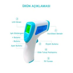 Kangji GQ-129 Temassız Kızılötesi Termometre Ateş Ölçer - 2