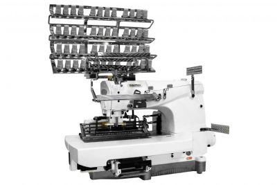 Kansai BX1433 PQ-SM 33 İğne Çift Zincir Dikiş Lastik İp. 4 Jakarlı (4.8mm) Kavramalı Motor - 1