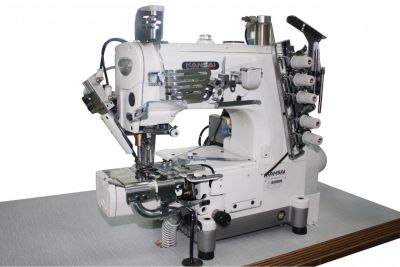 Kansai NR-9803-GALK-UTA Sol Bıçaklı Havalı İplik Kesme Burunlu Reçme + Servo Motor - 1
