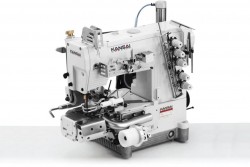 KANSAI SPECIAL - Kansai RX-9803-PGHK/UTC-A Tüp Lastik (Boxer) Reçme Sağ Bıçaklı İplik Kesicili + Servo Motor